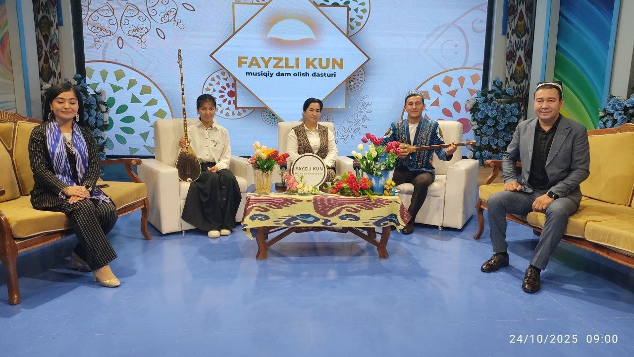 Qashqadaryo telvedinyasida Oʻqituvchilarimiz mehmonda boʻlishdi.