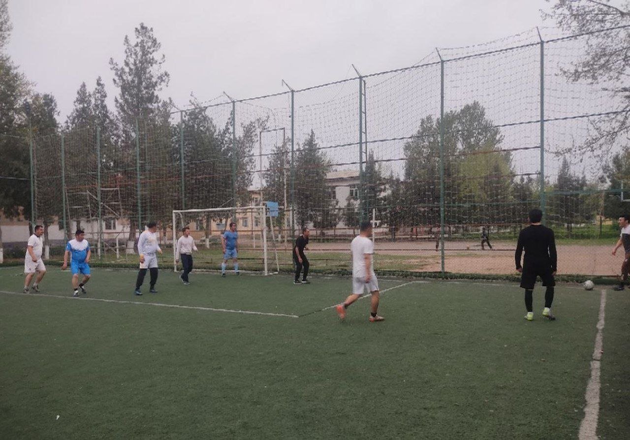Chiroqchi tumani Madaniyat xodimlari hamda 15-son Bolalar musiqa va sanʼat maktabi jamoasi fudbol oʻyini boʻlib oʻtdi